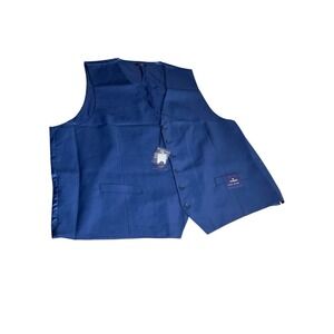 Gioberti‎ 5XL Men's Vest Waistcoat 6 Button NWT Blue
